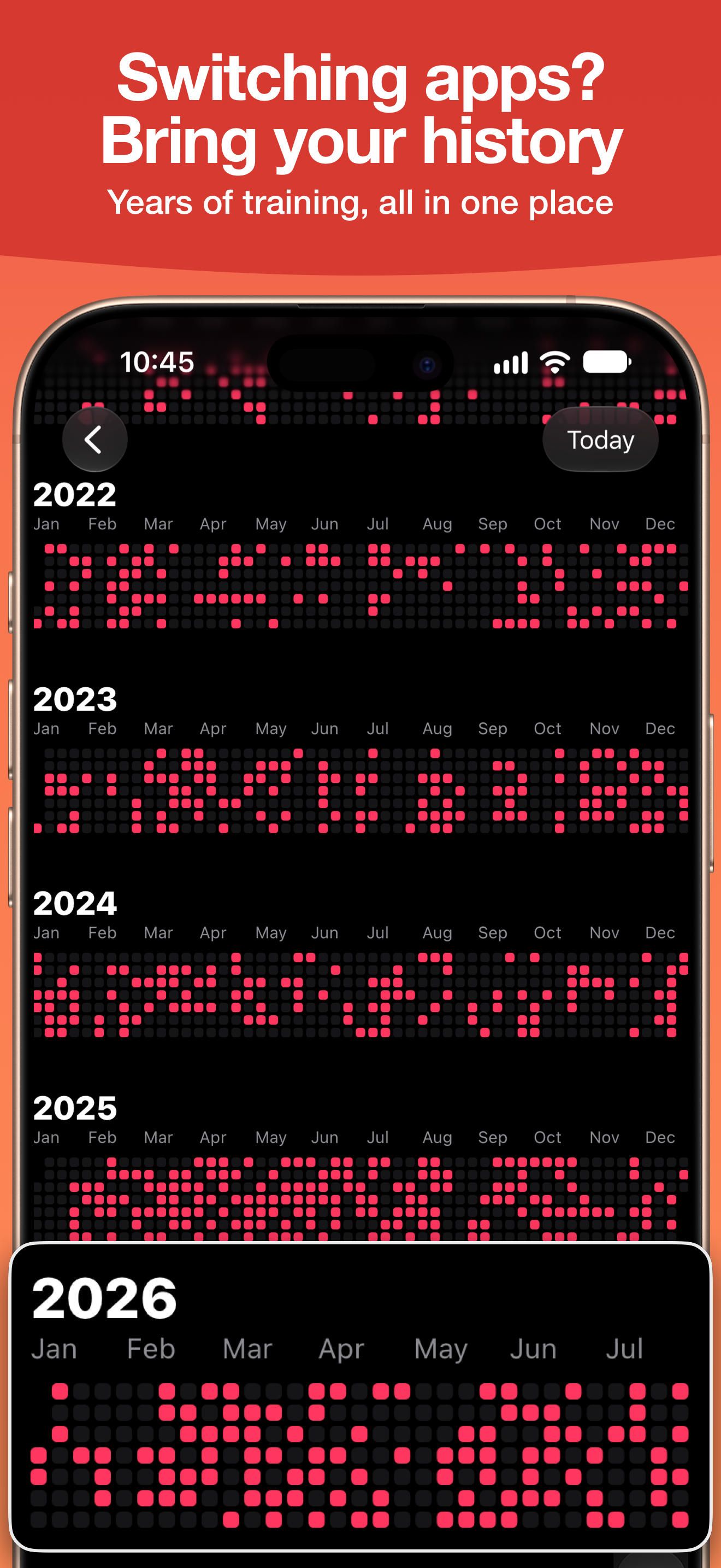 Switching apps? Bring your history